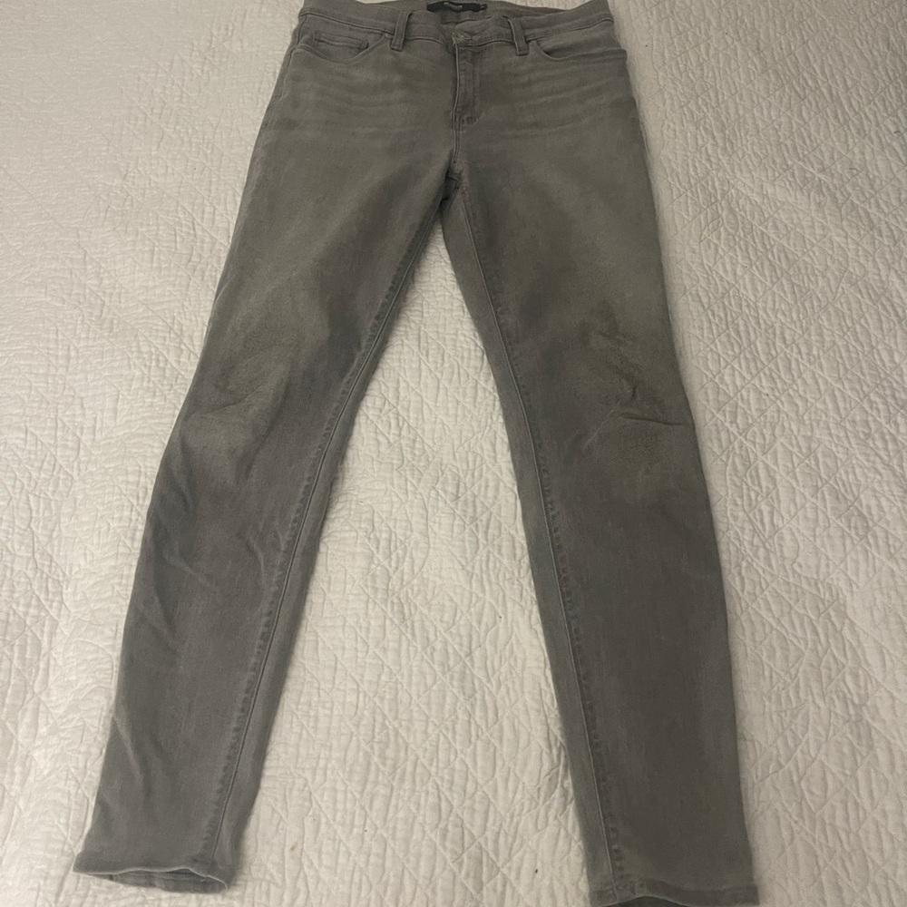 Hudson Nico Super Skinny Gray Jeans. Size 28.